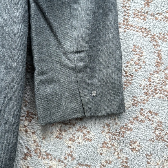 Vintage Jones New York Wool Blazer & Skirt Set Gray 14 - Picture 10 of 16